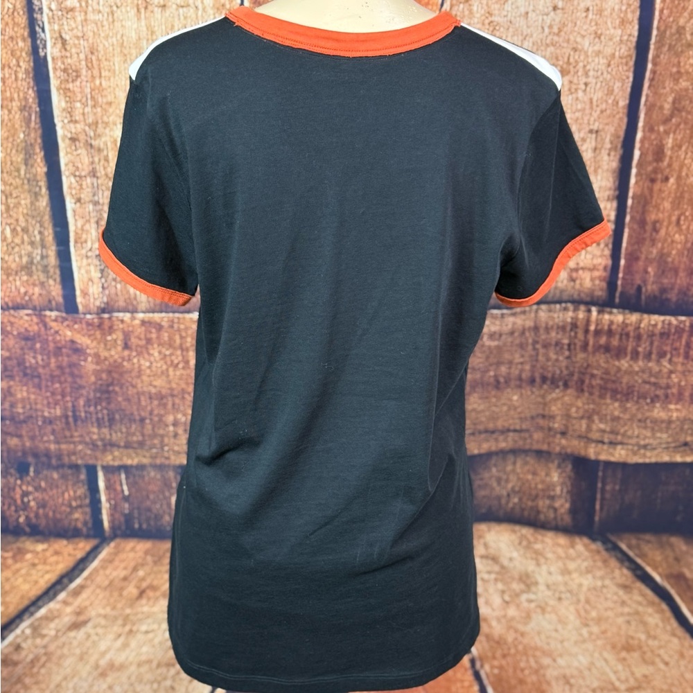 Harley-Davidson Black Tee with Orange Highlights - Picture 2 of 3